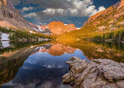 The Loch Vale Rocky Mountain National Park