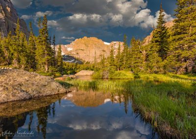 Loch Vale at Sunrise - Rocky Mountain National Park