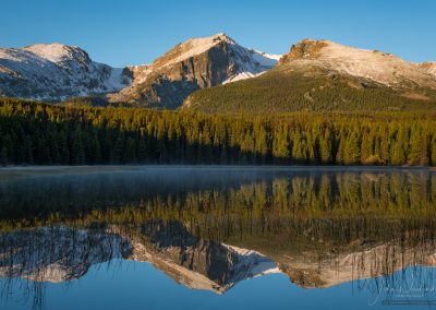 Photo of Fog on Bierstadt Lake at Sunrise