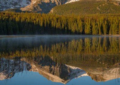 Bierstadt Lake Reflection at Sunrise