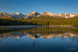 Photograph of Bierstadt Lake Mirror Reflections