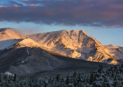 Photo of Panorama of Snow Capped Ypsilon Mountain