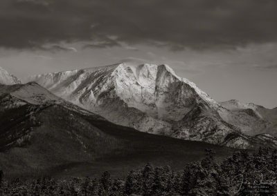 B&W Wintery Ypsilon Mountain