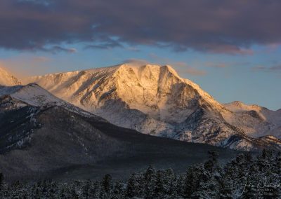 Wintery Ypsilon Mountain - RMNP