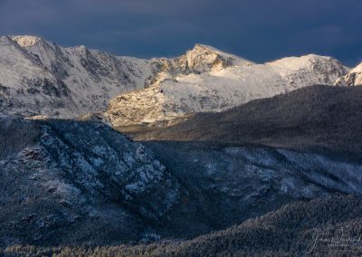 Dramatic Snow Covered Chiefs Head Peak RMNP