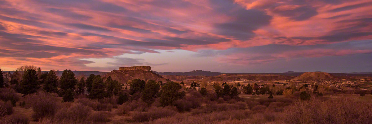 Spectacular Sunrise Castle Rock Colorado Photos