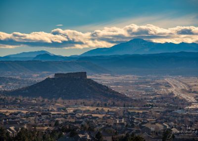 Daytime Above Castle Rock Photo