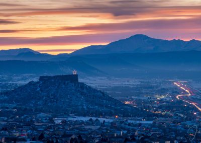 Just After Sundown Castle Rock Star is Lit