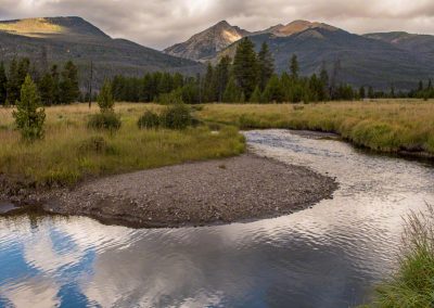 Beginning of Colorado River Kawuneeche Valley, Rocky Mountain National Park