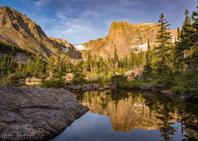 Colorado Photo of Notchtop Alpin Tarn Reflection Colorado RMNP