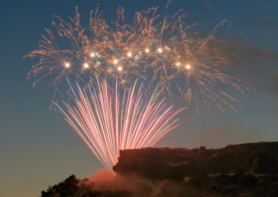 Castle Rock Starlighting Fireworks Close Up