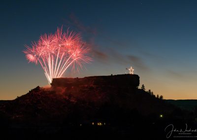 Castle Rock Star Lighting Ceremony Fireworks 2017