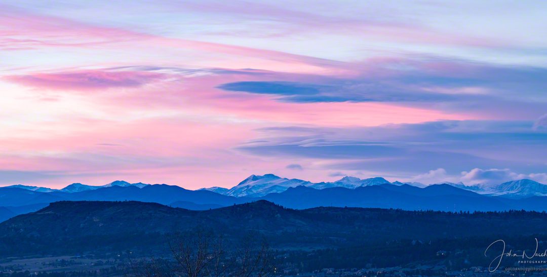 Castle Rock Colorado Sunset 2017 Starlighting Photos