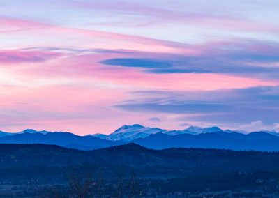 Castle Rock Colorado Sunset 2017 Starlighting Photos