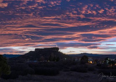 Castle Rock Star at Sunset