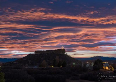 Castle Rock Star Blue and Purple Sunset