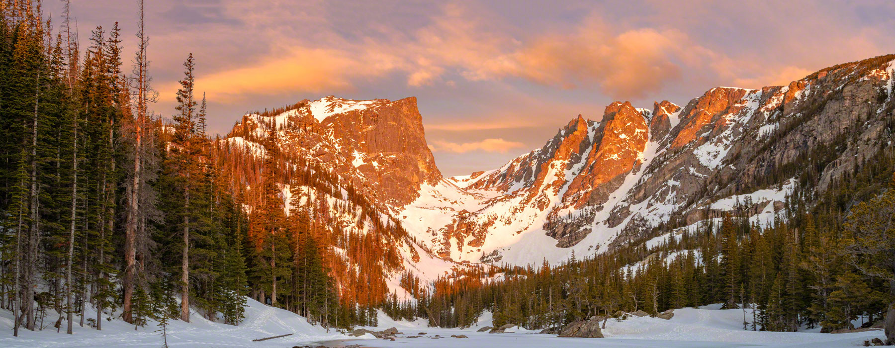 Hallett Peak & Dream Lake Sunrise Photos Rocky Mountain National Park