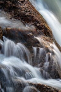 Waterfall from East Inlet on West Side of Rocky Mountain National Park Colorado