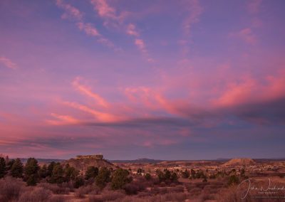 Purple Pink Dawn with Castle Rock Star