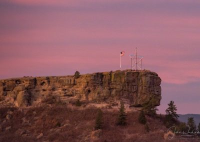 Castle Rock Star - Thin Blue Line Tribute to Fallen Police Officer