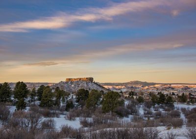 Winter Sunrise over Castle Rock