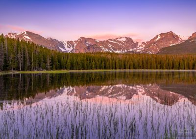 Pre-Dawn Bierstadt Lake Panoramic Photo RMNP