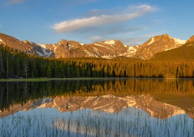 Bierstadt Lake Rocky Mountain National Park Wide Panoramic Photo