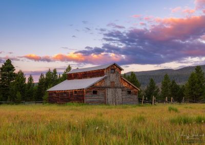 Photo of Little Buckaroo Barn & Split Rail Fence - RMNP