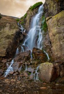 Vertical Photo of Timberline Falls in Rocky Mountain National Park Colorado