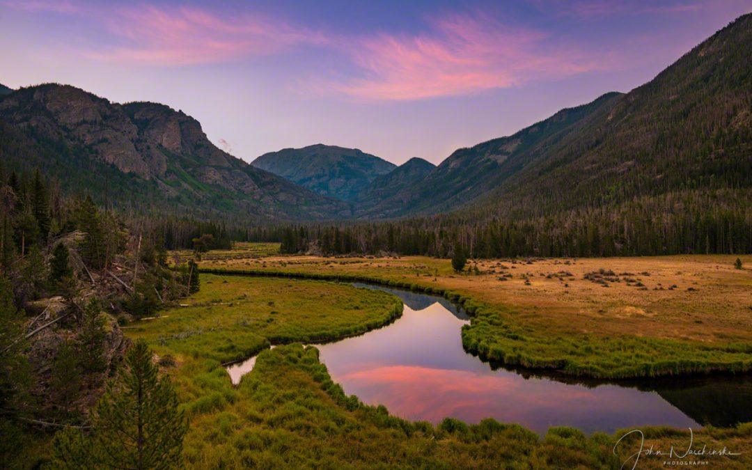 Photos of East Inlet Meadow Mount Baldy Rocky Mountain National Park Colorado