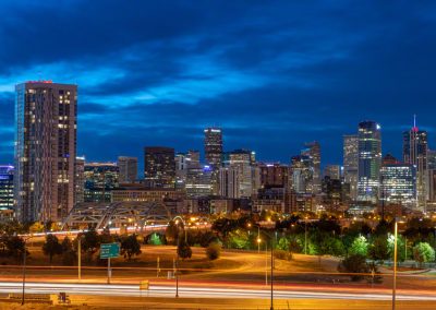 Downtown Denver Colorado Skyline at Dwan