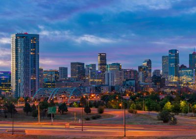 Denver Skyline at Sunrise