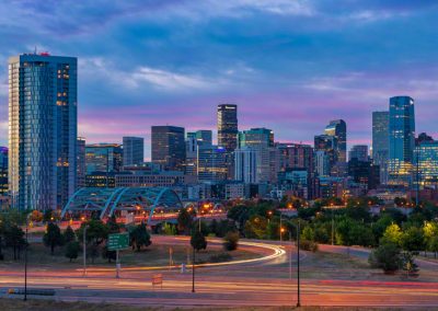 Photo of Denver Skyline at Sunrise