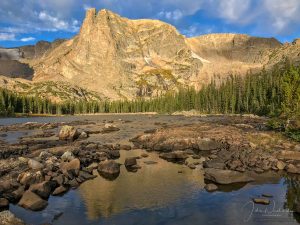 Photo of Notchtop Mountain at Two Rivers Lake RMNP