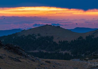 Photo of Trail Ridge Road in Rocky Mountain National Park Colorado at Sunrise