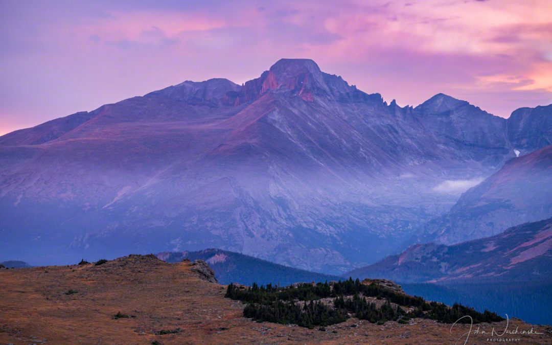 Sunrise Photos from Trail Ridge Road Rocky Mountain National Park Colorado