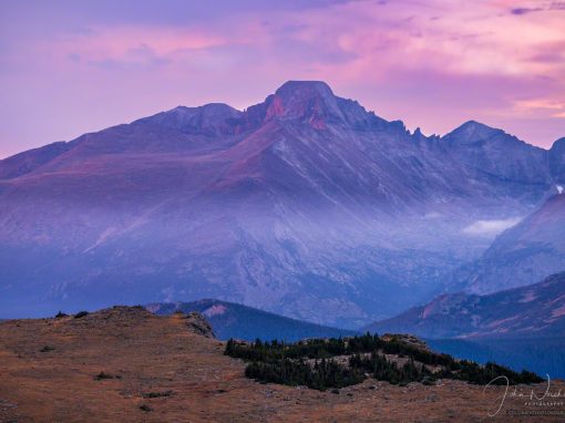 Sunrise Photos from Trail Ridge Road Rocky Mountain National Park Colorado