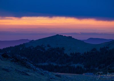 Above the Clouds on Trail Ridge Road in Rocky Mountain National Park Colorado at Sunrise