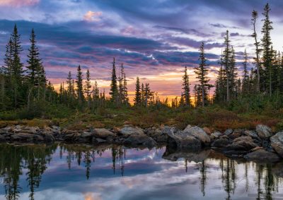 Photo of Sunrise at Marigold Pond in Rocky Mountain National Park