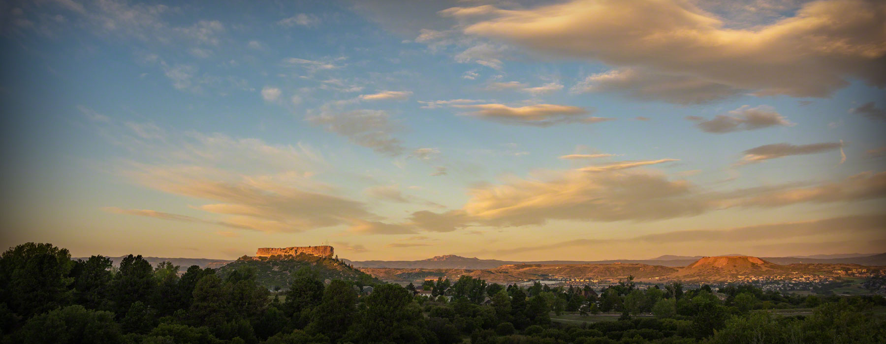 Castle Rock CO Spring and Summer Landscape Photo