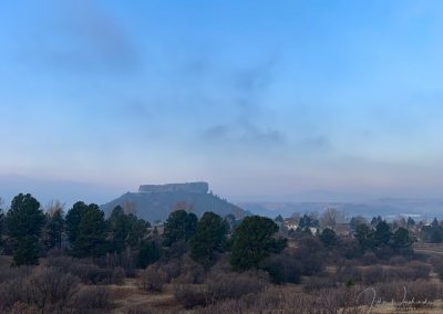 Photo of Hazy Fog Early in the Morning Castle Rock CO
