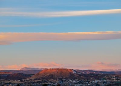 Photo of Bow Cloud over Castle Rock Dawn's Early Light