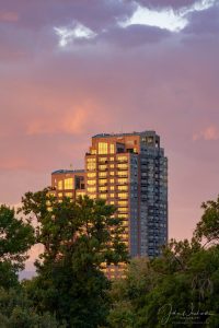 Sunrise Photo of The Pinnacle at City Park South in Denver