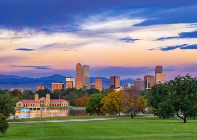Photo of City of Denver Dramatic Clouds and Colorful Sunrise
