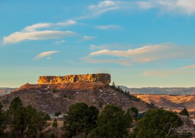 Close up Photo of "The Rock" in Castle Rock at First Light