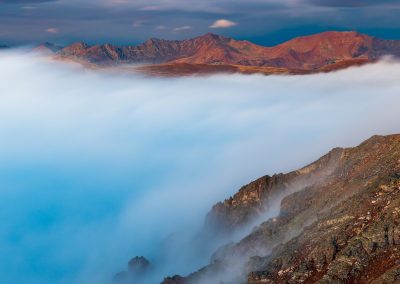 Never Summer Range Inversion Rocky Mountain National Park