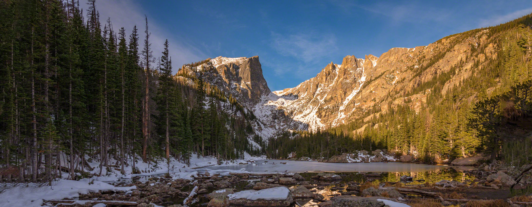 Colorado Landscape Photography of Dream Lake Rocky Mountain National Park