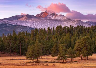 Dramatic Cloud Factory Out of the West Over Longs Peak RMNP