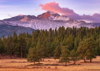 Dramatic Cloud Factory Out of the West Over Longs Peak and Upper Beaver Meadows RMNP