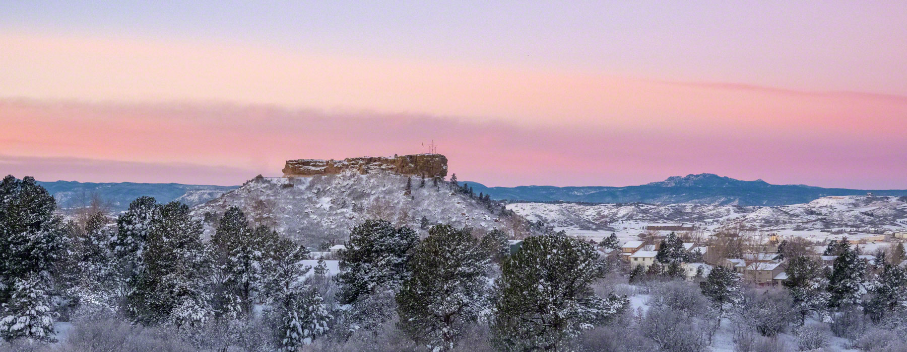 Castle Rock Colorado Winter Landscape Photos 2019